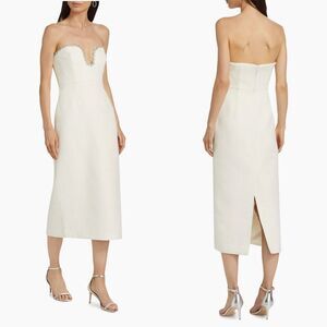 NWT Milly Emelia Boucle Strapless Dress Size US 10 $595